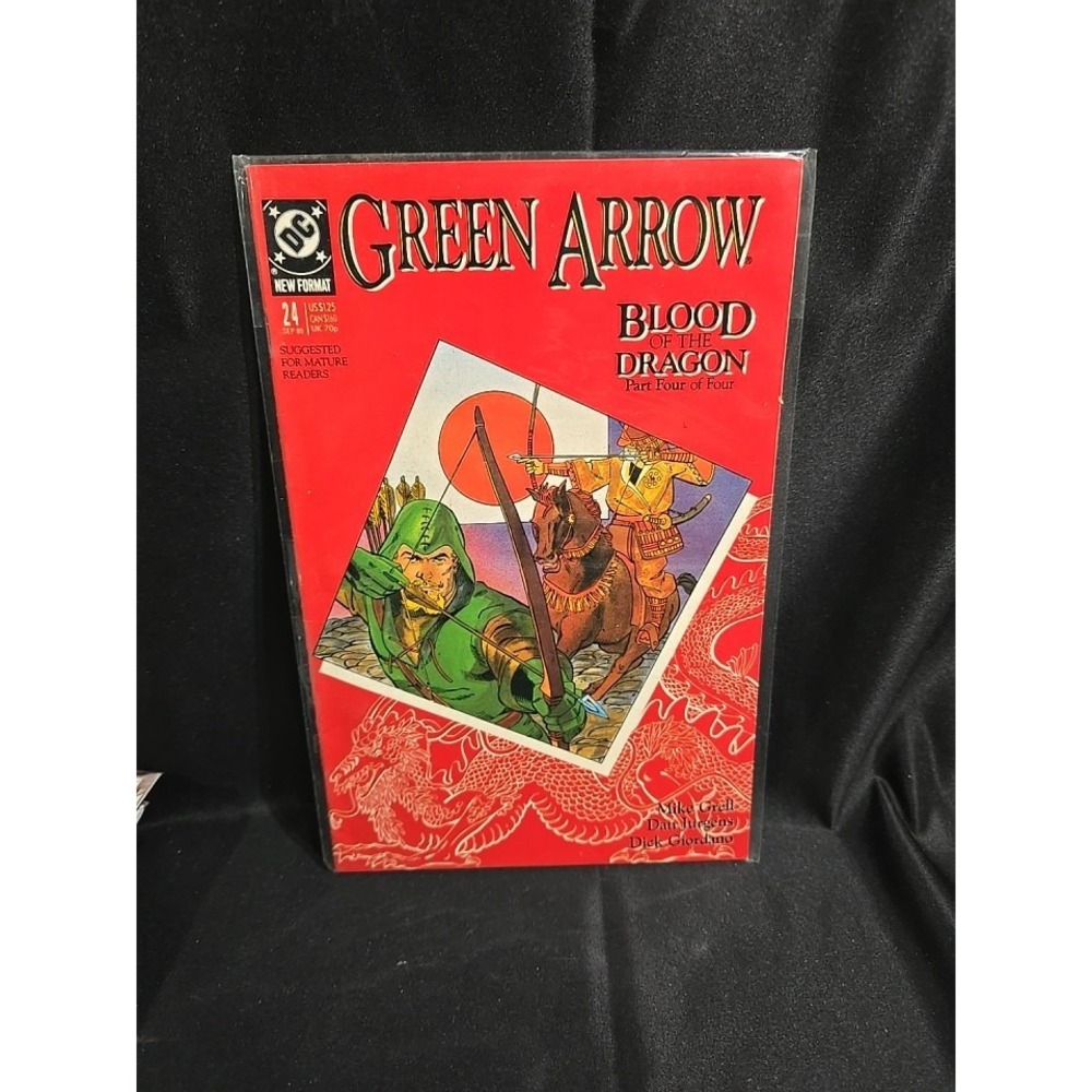 Green Arrow DC Comic Blood Of The Dragon Part 4 of 4 #24 Sept 1989 Mike Grell